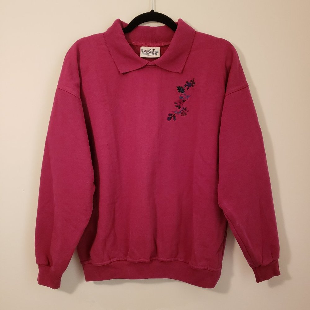 Vintage Northern Reflections Sweater with Collar